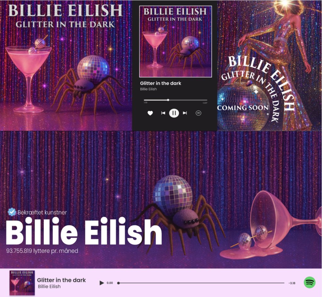 billede fra et projekt der handler om en artist