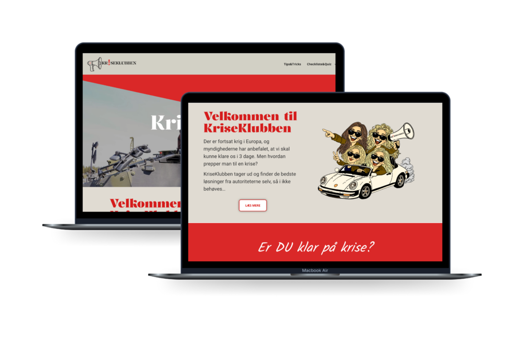 billede af computer er min gruppes eksamen hjemmeside